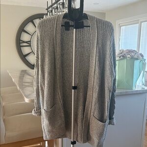 Abercrombie & Fitch Heather Gray Cardigan